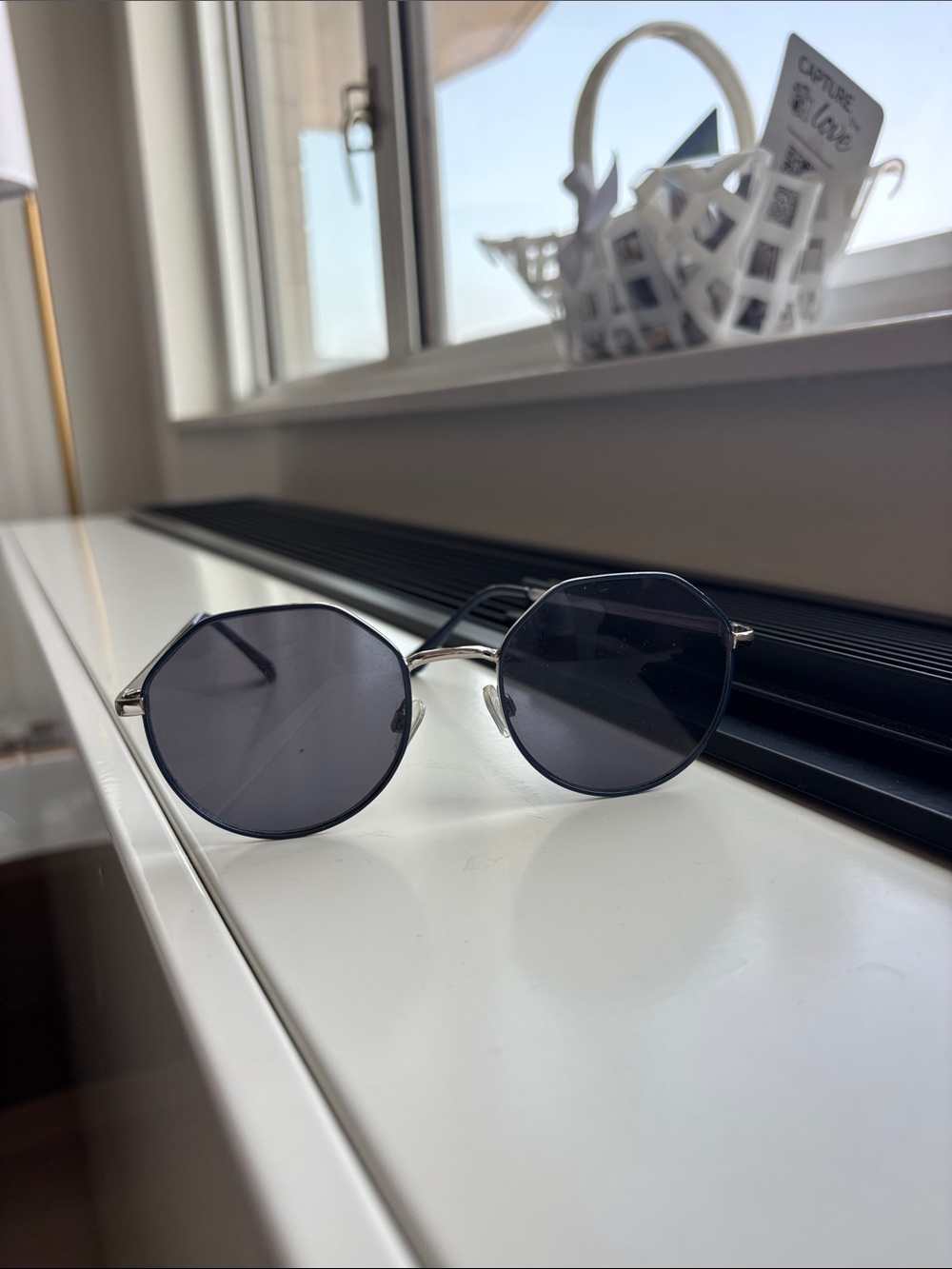 Unisex Navy Sunglasses